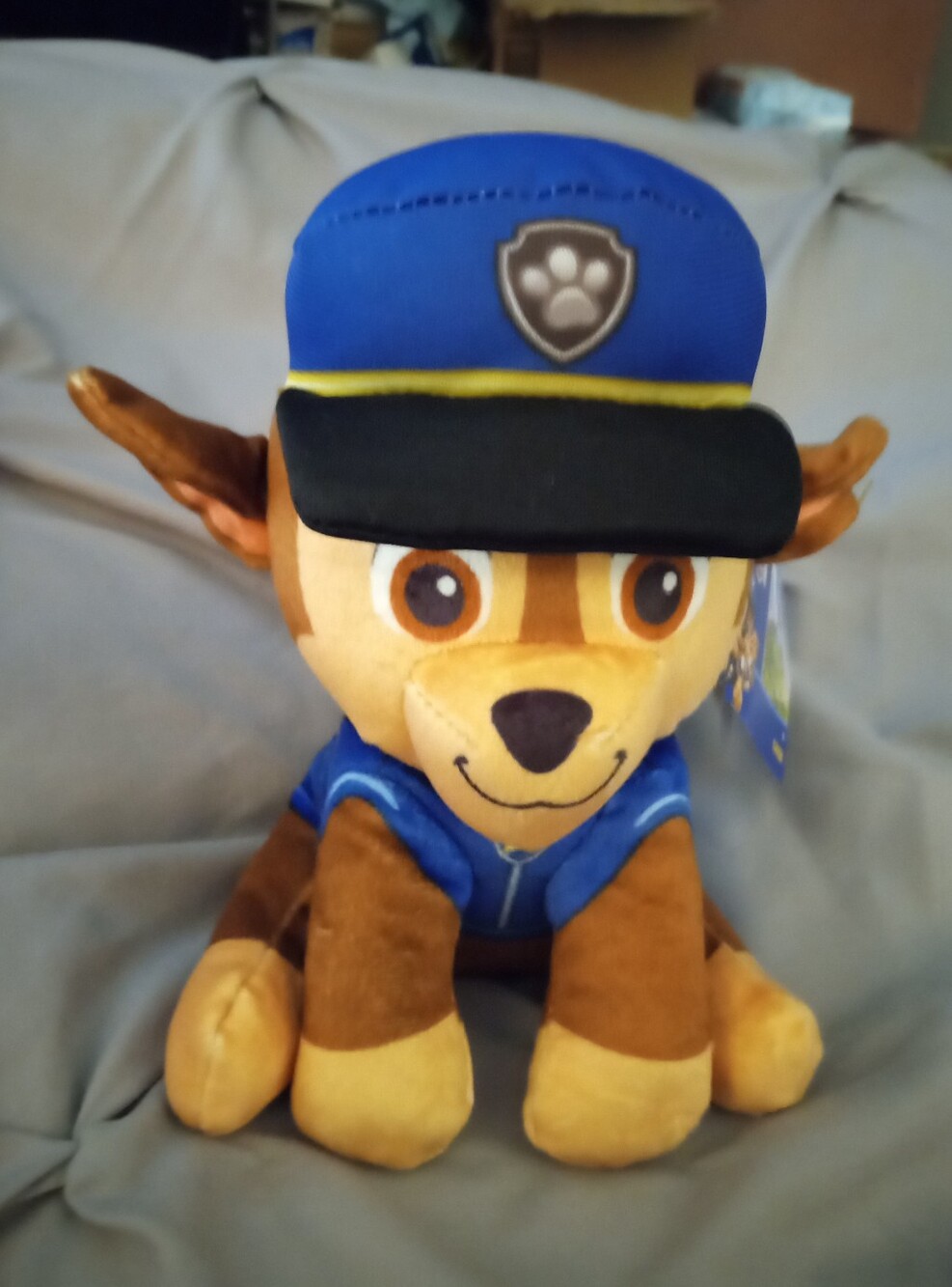 NICKELODEON PAW PATROL . AUTHENTIC CHASE 6 IN PLUSH TOY